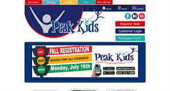 Desktop Screenshot of peakkids.com